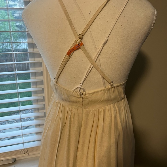 [S]Lulus Hippie Hippie Chic Cream Maxi Dress - Picture 8 of 10